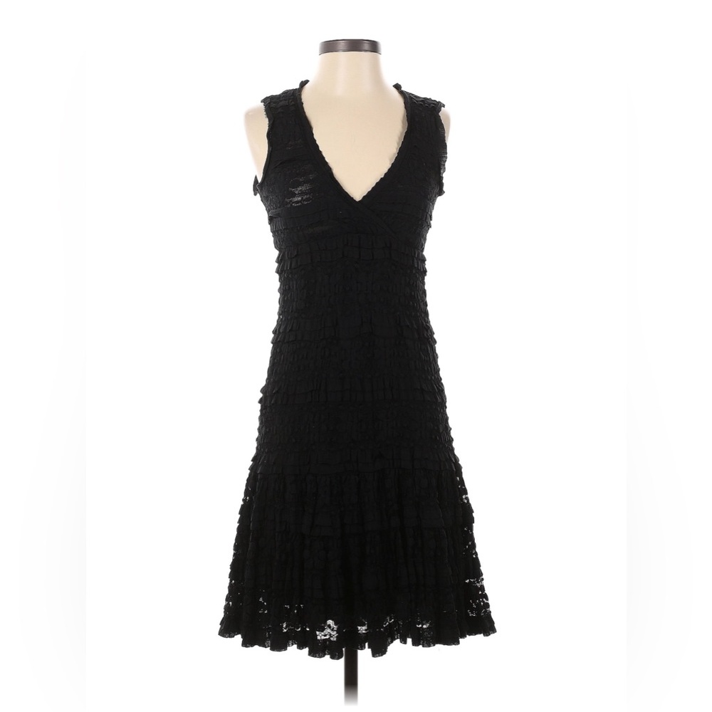 Elegant Black Lace Dress Max Studio